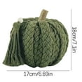 thumbnail image 3 of Thanksgiving Decorations Skegnu Thanksgiving Halloween Imitation Cotton Rope Pumpkin Tabletop Decoration Hand Woven Decorations on Clearance, 3 of 5