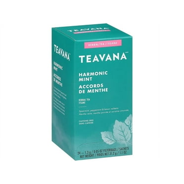 Teavana SBK13091 Harmonic Mint ZS23 Decaf Tea Bags, 24/Box