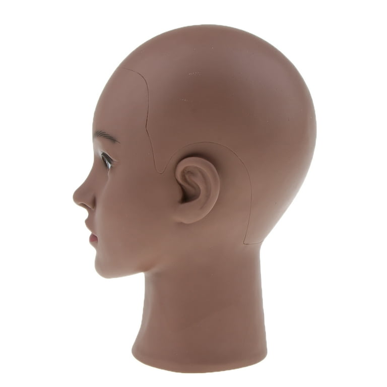 Henmomu Cosmetology Head,Cosmotology Doll Head,Lifelike Mannequin Display Head Manikin Cosmetology Doll Head Mannequin Head with Shoulder, Men's, Size