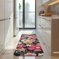 thumbnail image 4 of Multicolored Pioneer Flower Kitchen Rug Mat,Kitchen Runner Rugs Non Skid Washable,Decorative Kitchen Floor Mats for Kitchen,Sink,Laundry,17"x47.2", 4 of 7