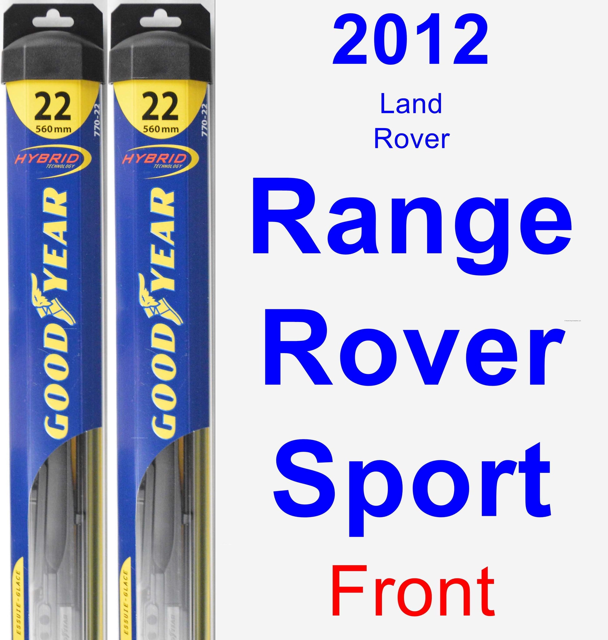2012 Land Rover Range Rover Sport Wiper Blade Set/Kit (Front) (2 Blades) Hybrid 2012 Land Rover Range Rover Sport Wiper Blade Set/Kit (Front) (2 Blades) Hybrid
