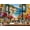 Mediterranean in Bloom, variant on Springbok's 1000 Piece Jigsaw Puzzle the Cottage Lighthouse - Made in USA