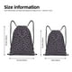 thumbnail image 2 of Fotbe Bat Purple Bolsa Mochila con Cordón Estampada, Bolsa de Gimnasio Deportiva, Bolsa Cinch, Bolsa con Cordón para Hombres y Mujeres-Medium, 2 of 6