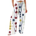 thumbnail image 2 of Mitancoo Womens Casual Pants - Plus Size Casual High Waisted Printed Flowy Lounge Pants with Pocket Multi-color Pants Size 3XL, 2 of 4