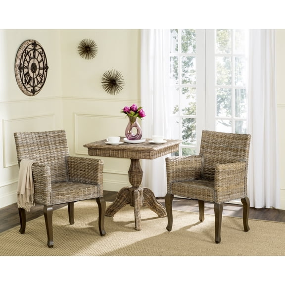 SAFAVIEH Armando 18''H Wicker Dining Chair, Natural