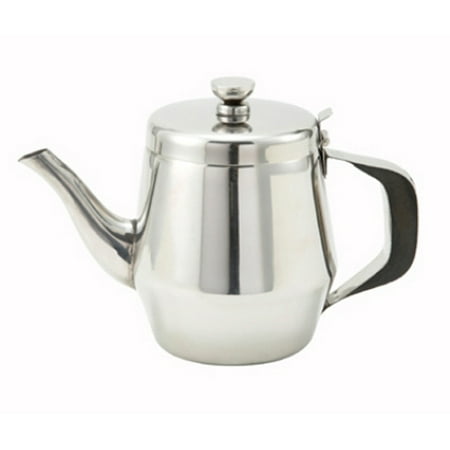 Stainless Steel Gooseneck Teapot - Winware by Winco Gooseneck Teapot Stainless Steel 32 Ounce