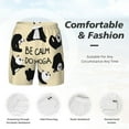 thumbnail image 6 of Picia Panda Doing Yoga pattern Mens Swim Trunks with Compression Liner Stretch Beach Shorts Quick Dry with Zipper Pockets No-Chafing Board Shorts-X-Large, 6 of 9