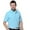 Moderate Blue, variant on Monterey Club Men's X-Cool Collection Solid Golf Polo Shirt #1090