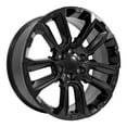 thumbnail image 3 of OE Wheels CV68 22 Inch Rim Fits Suburban 1500 High Country Style 6x139.7 22x9 Satin Black - Hollander 14088 (1), 3 of 5