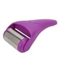 thumbnail image 3 of Masajeador de rodillos con compresas frías para eliminar arrugas, reafirmar la piel, masajeador facial y corporal (morado), 3 of 12