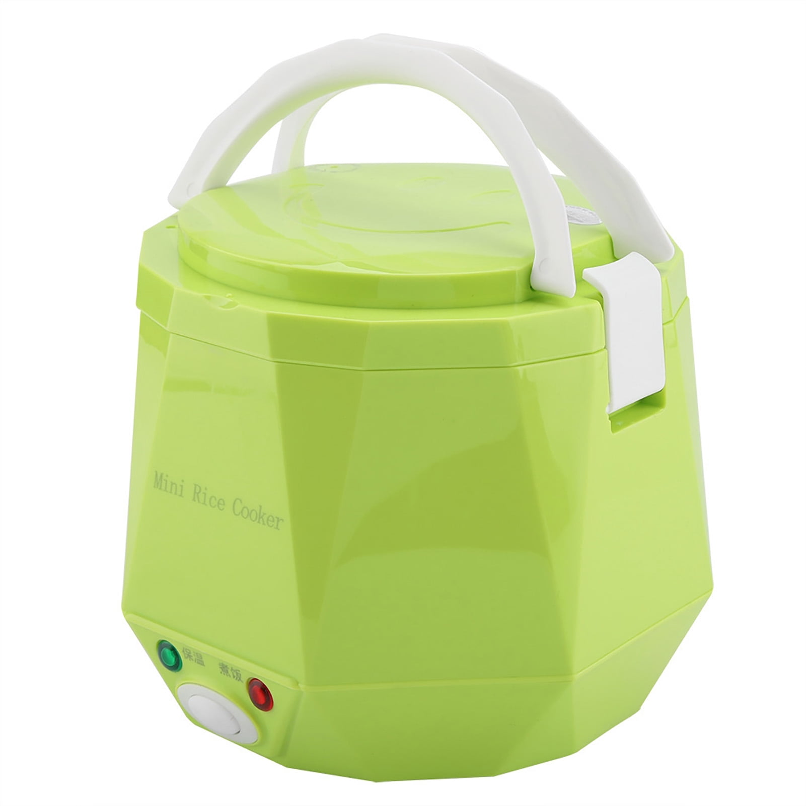 YAHHU 1.3L Electric Portable Multifunctional Rice Cooker Food Steamer for 24V Truck (7.1 x 7.1 x 6.1 inches / 18 x 18.1 x 15.6 cm), Green