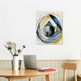 thumbnail image 2 of GOSMITH  Abstract Wall Art Navy Blue and Gold Circle Geometric Pictures for Living Room Bedroom Modern Boho Artwork Prints, 2 of 4