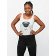 thumbnail image 2 of Pug Blah Blah Blah Tank Women -Image by Shutterstock, Female Medium, 2 of 4
