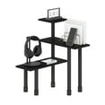 thumbnail image 4 of Furinno Turn-N-Tube 3-Tier Multipurpose Corner Countertop Espresso/Black, 4 of 6