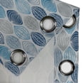 thumbnail image 4 of Ambesonne Grey Blue Grommet Curtain, Round Shapes Design, 50" x 72", Pale Blue Navy Blue and Grey, 4 of 6