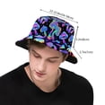 thumbnail image 3 of Sombrero de pescador Retro de los años 80 y 90 para hombre y mujer, gorra plegable para el sol, accesorios para fiesta Rave, sombrero de pescador, 3 of 5