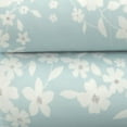 thumbnail image 2 of Benzara Pau 8 Piece Floral Printed and Solid Queen Sheet Set , Blue and White, 2 of 2