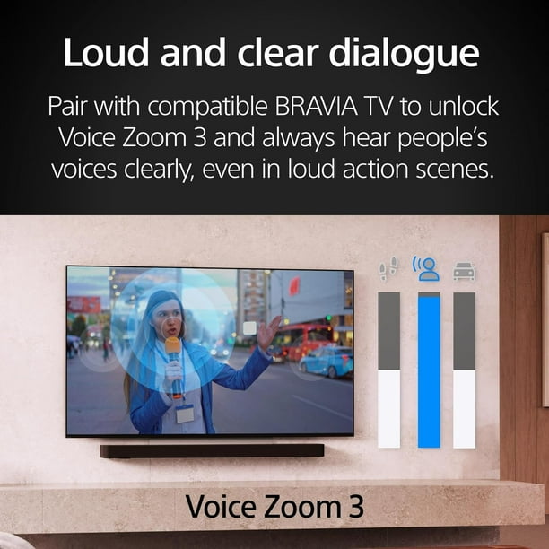 Sony HT-A8000 BRAVIA Theatre Bar 8 - Immersive 360 Spatial Sound
