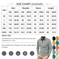 thumbnail image 3 of LWavelet Men's Houndstooth Quarter-Zip Shirt - Subtle Pattern Design, Perfect for Smart Casual & Weekend Plans Watermelon Red 3XL, 3 of 5