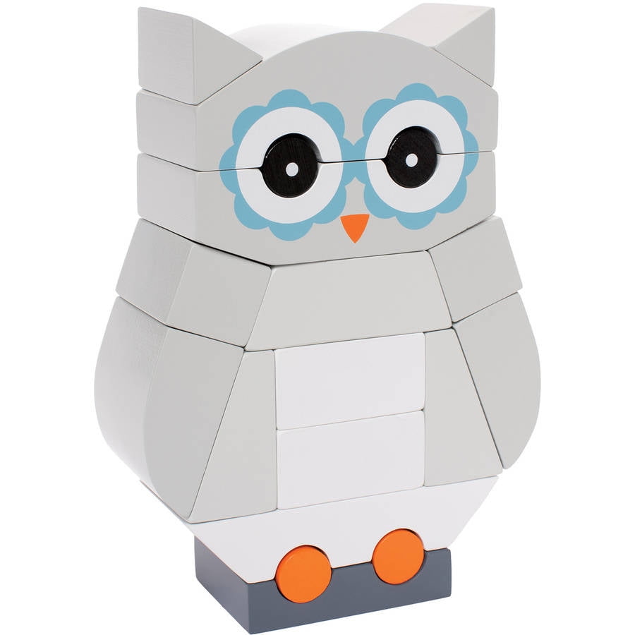 owl stacking toy