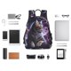 thumbnail image 4 of Disketp Purple Moon Cat Mochila Ligera e Impermeable, Mochila de Día Resistente para Viajes, Senderismo y Uso Diario para Hombre y Mujer, 4 of 7