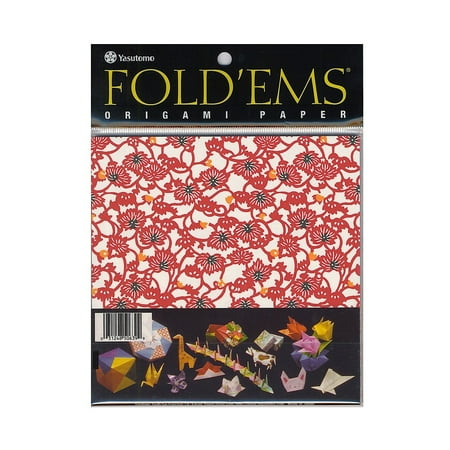 UPC: 0804551957727 | Yasutomo Fold Ems Origami Paper Yuzen: 8 Patterns 5 7/8 In. Pack Of 24 [Pack Of 4] 36577-PK4