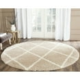 thumbnail image 2 of SAFAVIEH Montreal Vesela Geometric Diamonds Shag Runner Rug, Beige/Ivory, 2'3" x 5', 2 of 10