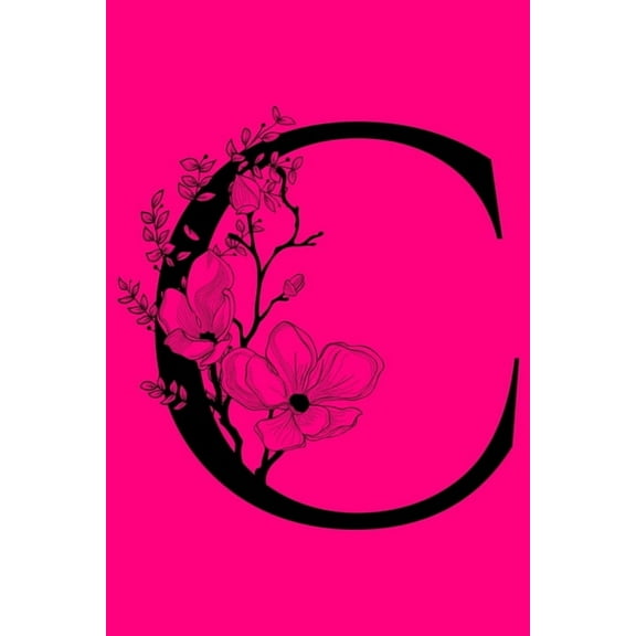 C: Monogram Initial Notebook: Customized Monogrammed Gift Journal To Write In, (Paperback)