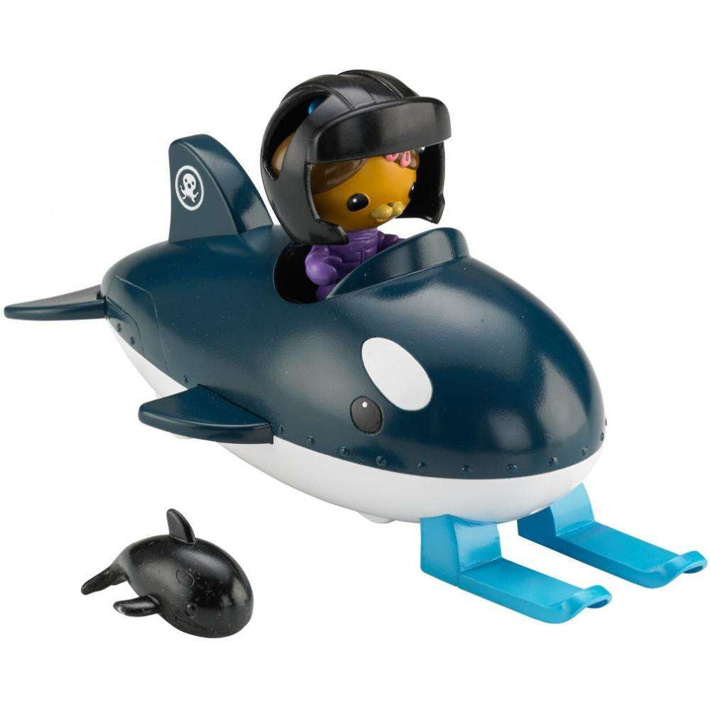 Octonauts GupO & Dashi with Orca Whale & Removable Helmet