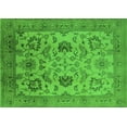 thumbnail image 1 of Ahgly Company Indoor Rectangle Oriental Green Traditional Area Rugs, 4' x 6', 1 of 4