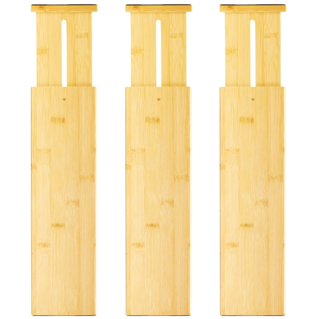Divisores de Cajones de Bambú Caddy VaeFae 10 cm de Alto 42-55 cm