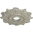 thumbnail image 3 of Ekena Millwork 17 1/2"OD x 4"ID x 1"P Preston Ceiling Medallion (Fits Canopies up to 4"), Hand-Painted Pearl White, 3 of 5