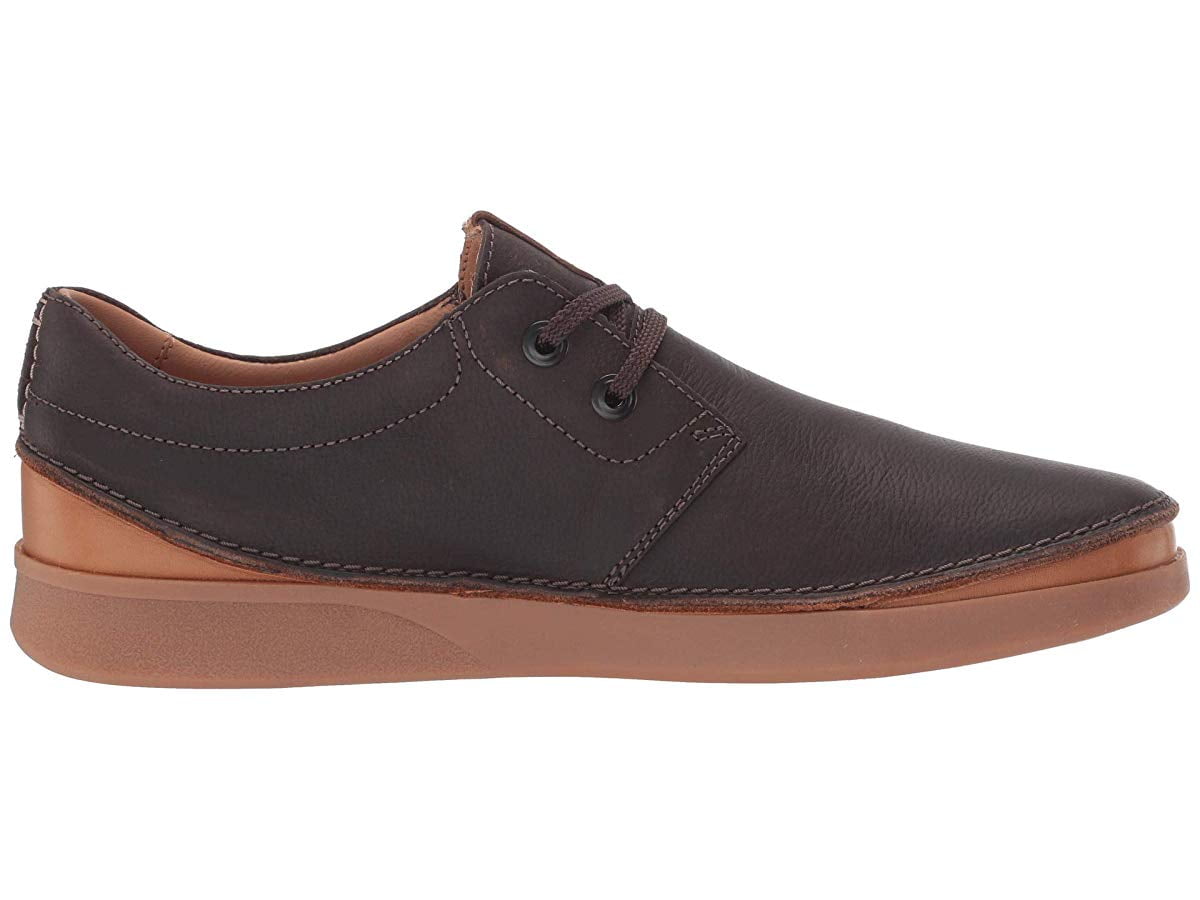 clarks oakland lace dark brown