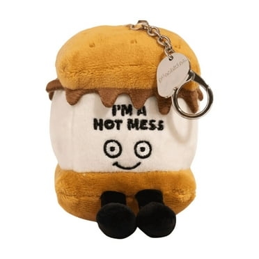 Punchkins I'm A Hot Mess Smores Plush Bag Charm