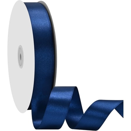 1 inch Wide 100 Yards Double Face Navy Blue Satin Ribbon Navy Blue Fabric Ribbon for Gift Wrapping Very Suitable for Weddings Decoration Bouquet Balloons Arts Craft Sewing Hair Bow Invitation 1 inch Wide 100 Yards Double Face Navy Blue Satin Ribbon Navy Blue Fabric Ribbon for Gift Wrapping Very Suitable for Weddings Decoration Bouquet Balloons Arts Craft Sewing Hair Bow Invitation