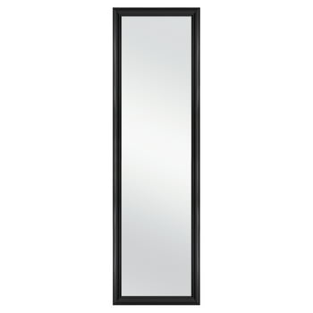 Mainstays Over-The-Door Mirror with Hardware, 14.25X50.25 IN, Black