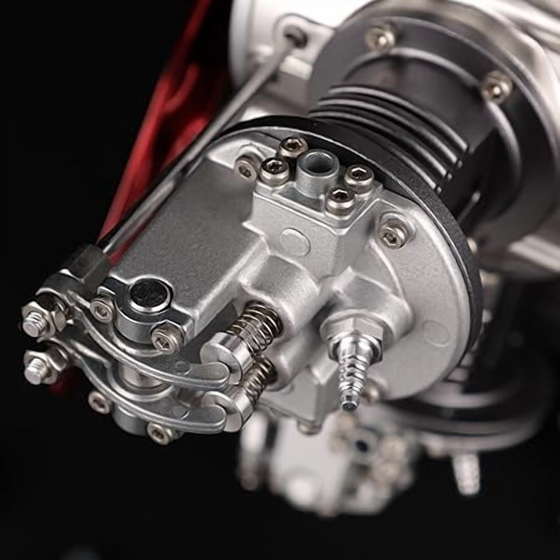 TECHING 5-Cylinder Radial Engine Model Kit That Runs Mechanical Metal Assembly