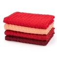 thumbnail image 1 of Mainstays 4 Pieces, Waffle Dishcloths, Red, 1 of 7