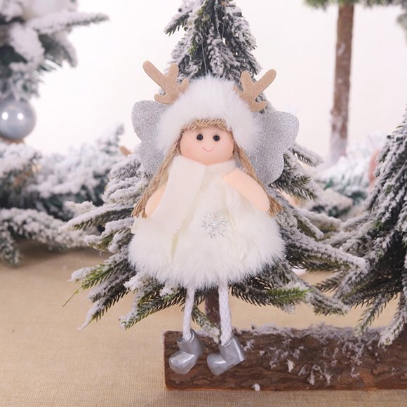 PEONAVET Christmas Doll Christmas Angel Pendant Child Cute Doll Christmas Tree Pendant