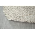 thumbnail image 5 of 6 ft Natural Beige Round Wool Rug for Living Room Braided Non-slip Reversible Handwoven Area Rug by MystiqueDecors - 6', 5 of 6