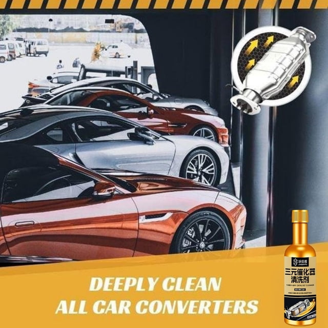 Engine Carbon Cleaner for Cars - 120ml Non Disassembly Fuel System Treatment to Remove Deposits & Improve Performance