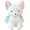 White Fox #01, variant on Pruboru Kitsune Plush, Lifelike Nine-Tailed Fox Stuffed Animals Toy Realistic Red Fox Plush Toy Cute Kyuubi Kitsune Plushie Dolls Gifts for Kids/14.9''x11.8''x7.8'' (Red)