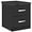 Black, variant on Better Home Products Cindy Faux Wood 2 Drawer Nightstand in Black
