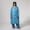 Blue Daze, variant on Mac in a Sac Poncho - Packable Waterproof Cape for Men & Women - Lightweight, Windproof & Breathable Rain Jacket with Hood & Cycle Wrist Straps - Green Camo - One Size