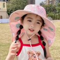 thumbnail image 3 of Sombrero de Sol para bebé, gorra de cubo con silbato para niñas y niños, cubierta de oreja para cuello al aire libre, Anti UV, gorras de playa para niños, 3 of 5
