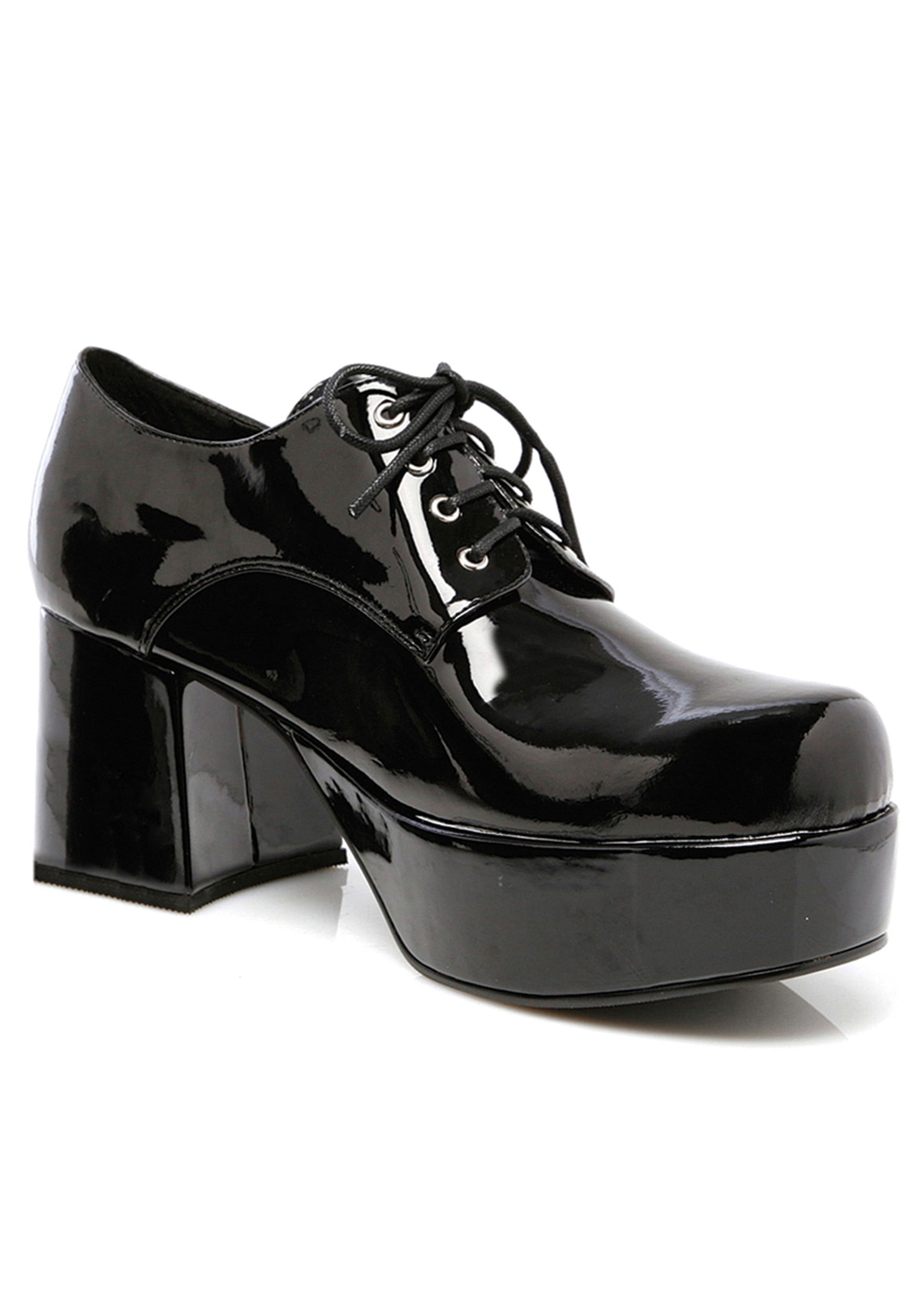 black platform dress shoes Men's Platform Shoes - Black