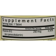 Vitamin B-12 TABS 250 MCG WMILL Size: 100