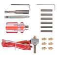 thumbnail image 2 of Accesorios de impresora 3D Kit de extrusor de boquilla Cabezal de extrusión Kit de 17 piezas, 2 of 10