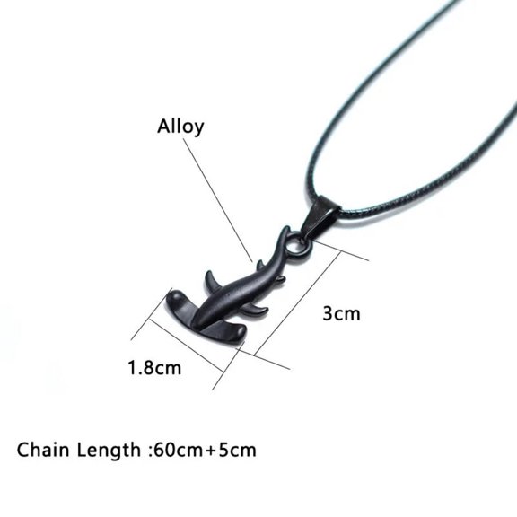 Marine Surf Rope Necklace Shark, Turtle  Ocean Pendants