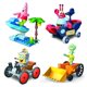 thumbnail image 4 of Bloques de construcción de la serie Bob Esponja con sonido de moda genuino, casa de Patricio Estrella, amigos, coche, castillo, idea, bloques de construcción, figura de acción, juguete, 4 of 5